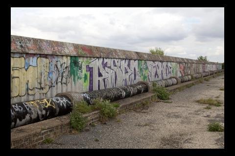 Graffiti along the existing Greenway 